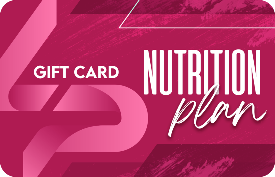 Tarjeta regalo PLAN DE NUTRICIÓN